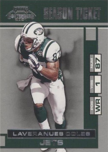 2001 Playoff Contenders Laveranues Coles #66