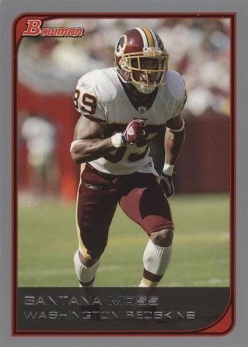 2006 Bowman Santana Moss #65