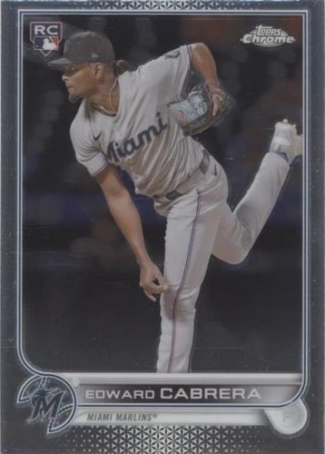 2022 Topps Chrome Sonic - Edward Cabrera #64