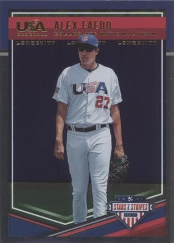 2018 Panini USA Baseball Stars & Stripes Longevity - Alex Faedo #80