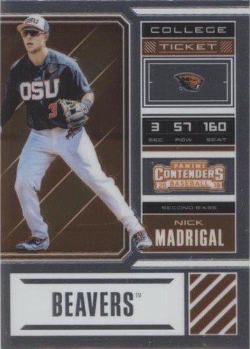2018 Panini Elite Extra Edition - Nick Madrigal #NM2