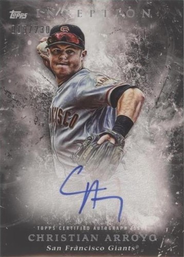 2018 Topps Inception - Christian Arroyo #RES-CA