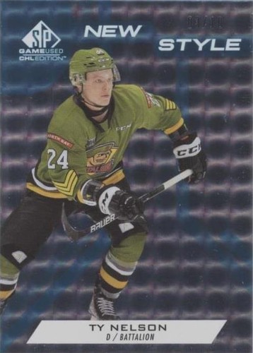 2021-22 Upper Deck SP Game Used CHL Edition - Ty Nelson #NS-TN