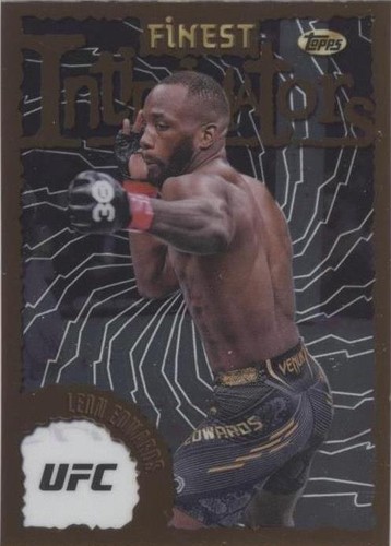 2024 Topps Finest UFC - Leon Edwards #INT-10