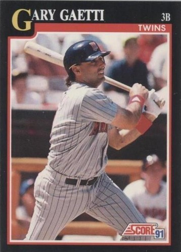 1991 Score - Gary Gaetti #325