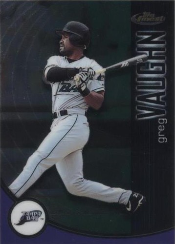 2001 Topps Finest - Greg Vaughn #89