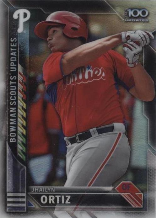 2016 Bowman Chrome - Jhailyn Ortiz #BSU-JO