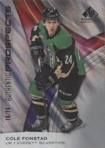 2019-20 Upper Deck SP Game Used CHL Edition - Cole Fonstad #46