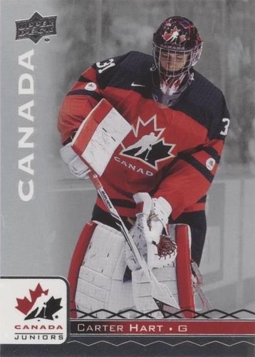 2017 Upper Deck Team Canada Juniors - Carter Hart #7