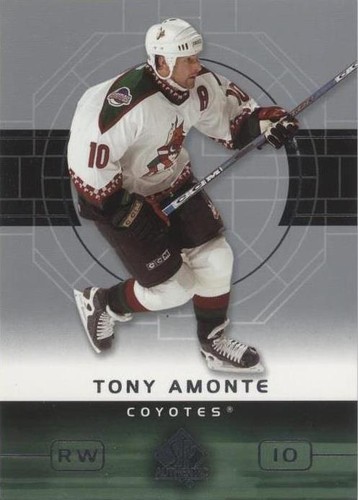2002-03 SP Authentic - Tony Amonte #70