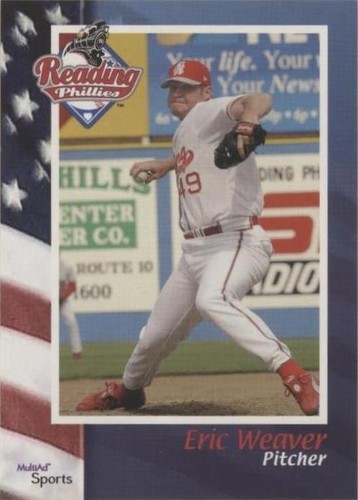 2002 MultiAd Sports Reading Phillies - Eric Weaver #24