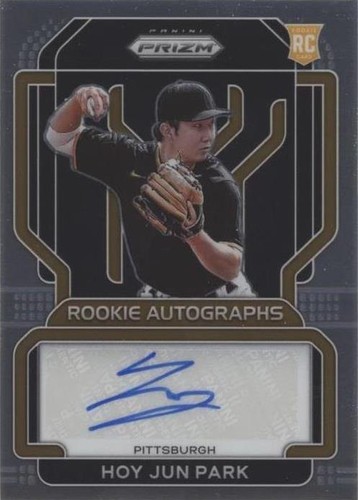 2022 Panini Mosaic HOY JUN PARK FOTL Blue Prizm /99 Rookie