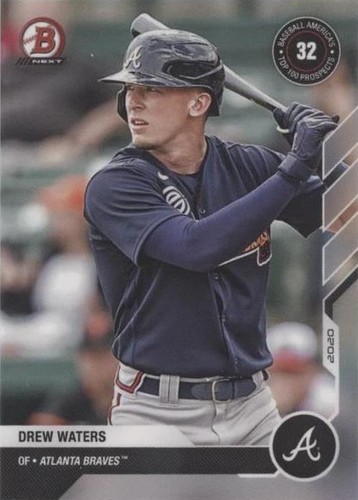 2020-21 Bowman Next Topps Now Baseball America Top 100 Prospects - Drew Waters #BA-72