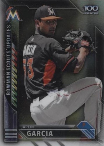 2016 Bowman Chrome - Jarlin Garcia #BSU-JG