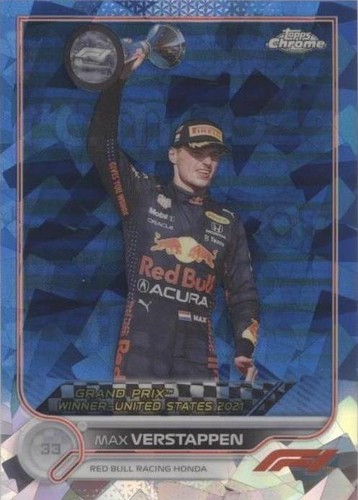 2022 Topps Chrome Sapphire Edition Formula 1 - Max Verstappen #167