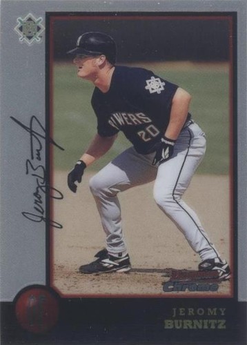 1998 Bowman Chrome - Jeromy Burnitz #282