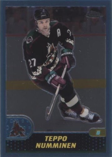 2001-02 Topps Chrome - Teppo Numminen #123
