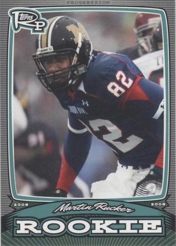 2008 Topps Rookie Progression Martin Rucker #PR-MRU