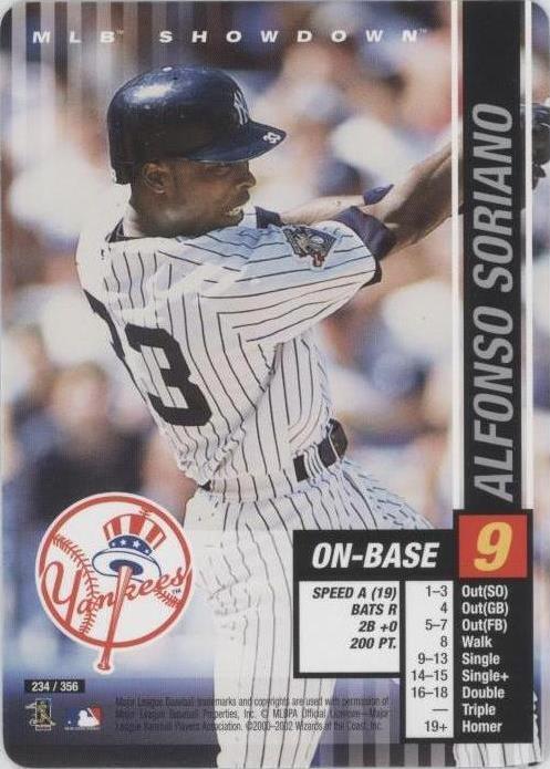 2002 MLB Showdown - Alfonso Soriano #234