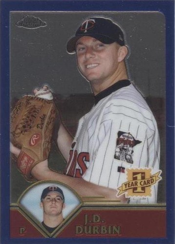 2003 Topps Chrome Traded & Rookies - J.D. Durbin #T241