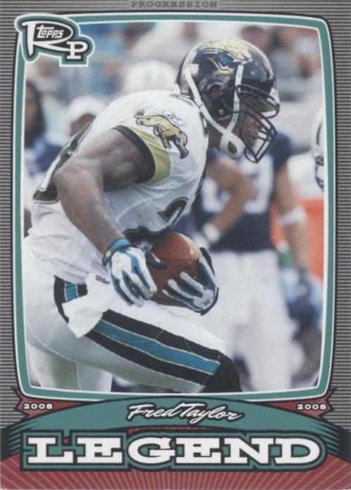 2008 Topps Rookie Progression Fred Taylor #PL-FT