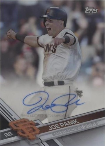 2017 Topps Clearly Authentic Autographs - Joe Panik #CAAU-JP