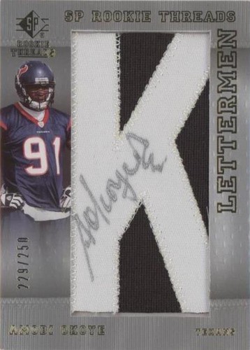 2007 SP Rookie Threads Amobi Okoye #107