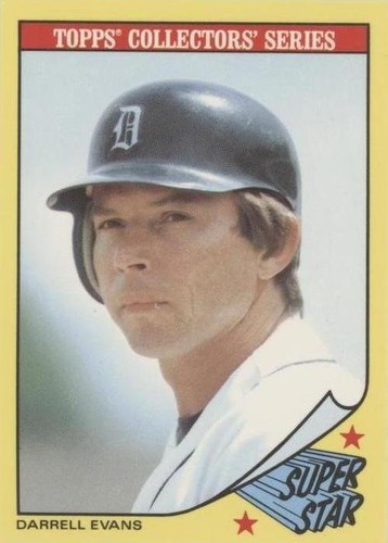 1986 Topps Woolworth's Super Stars - Darrell Evans #9