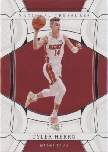 National Treasures Tyler Herro Rookie Jumbo Patch Numbered National Treasures Tyler Herro Rookie Jumbo Patch Numbered