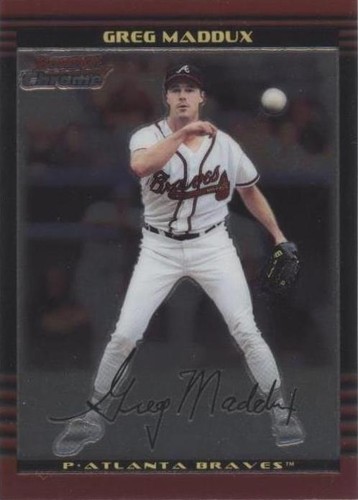 2002 Bowman Chrome - Greg Maddux #35