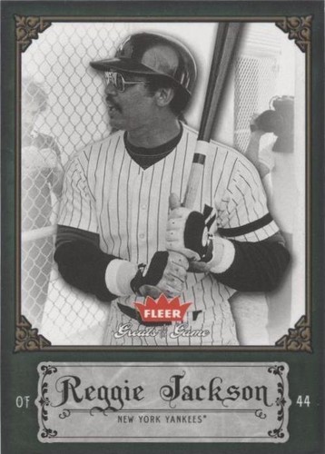 2006 Fleer Greats of the Game - Reggie Jackson #75