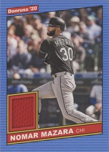 2020 Panini Donruss - Nomar Mazara #86M-NM