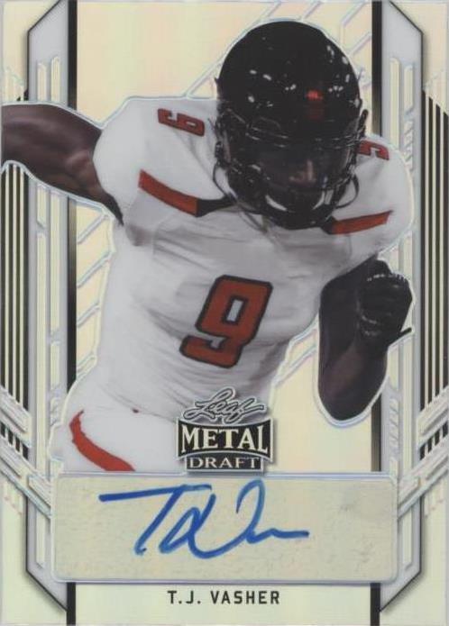 2021 Leaf Metal Draft T.J. Vasher #PA-TJV