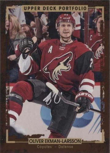 2015-16 Upper Deck Portfolio - Oliver Ekman-Larsson #148