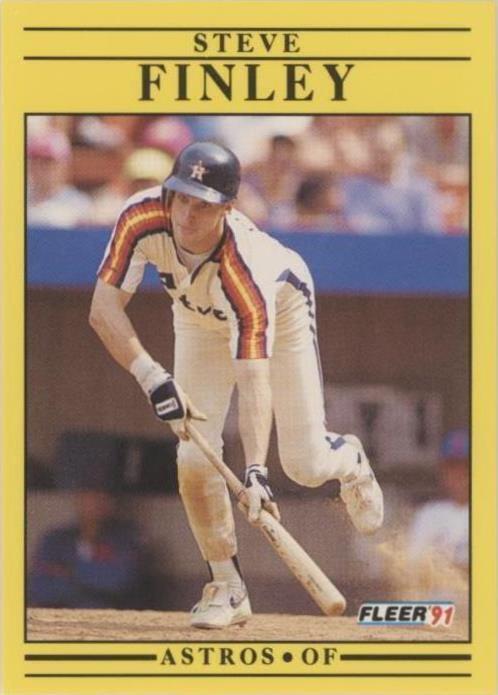 Actualización Fleer 1991 - Steve Finley #U-88