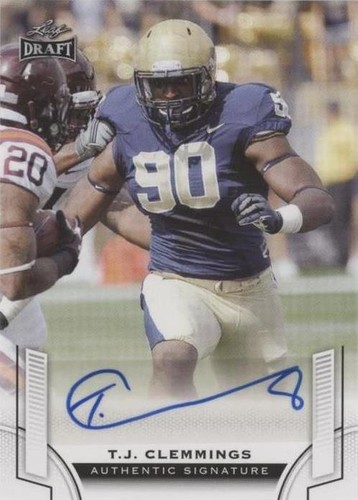 2015 Leaf Draft T.J. Clemmings #BA-TJC