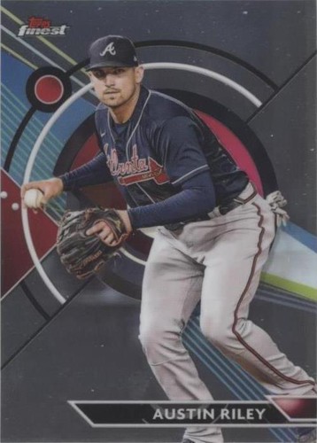 2023 Topps Five Star Austin Riley Silver Signatures Aqua