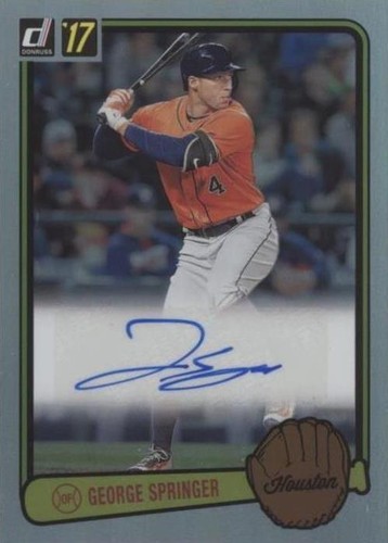 2017 Panini Donruss - George Springer #RS-GS