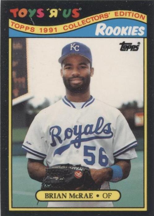 1991 Topps Toys R Us Rookies - Brian McRae #18