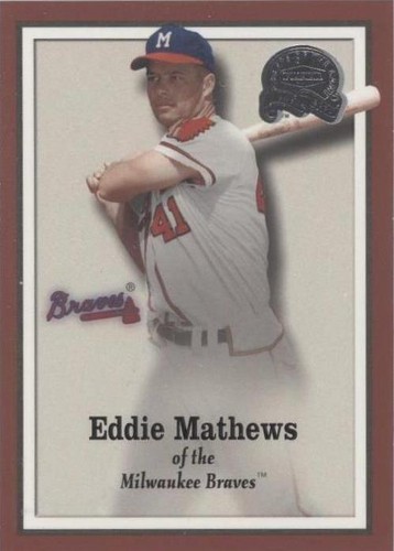 2000 Fleer Greats of the Game - Eddie Mathews #10