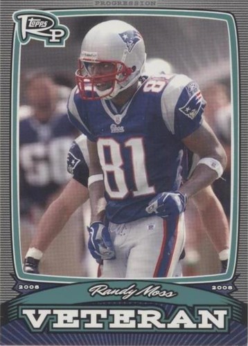 2008 Topps Rookie Progression Randy Moss #PV-RM