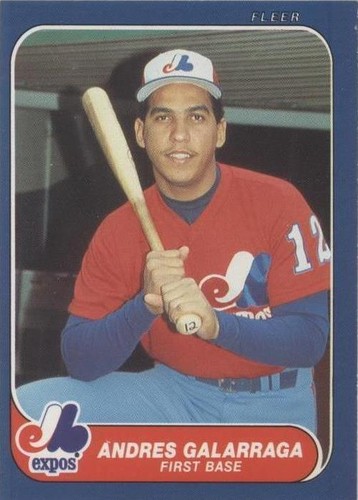 1986 Fleer Update - Andres Galarraga #U-44
