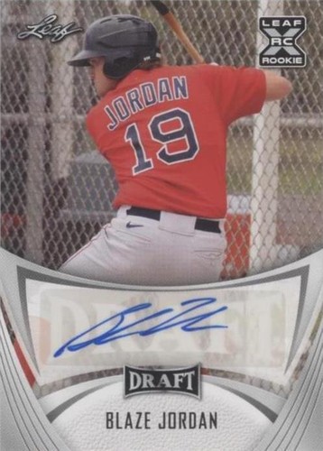 2021 Leaf Draft - Blaze Jordan #BA-BJ1