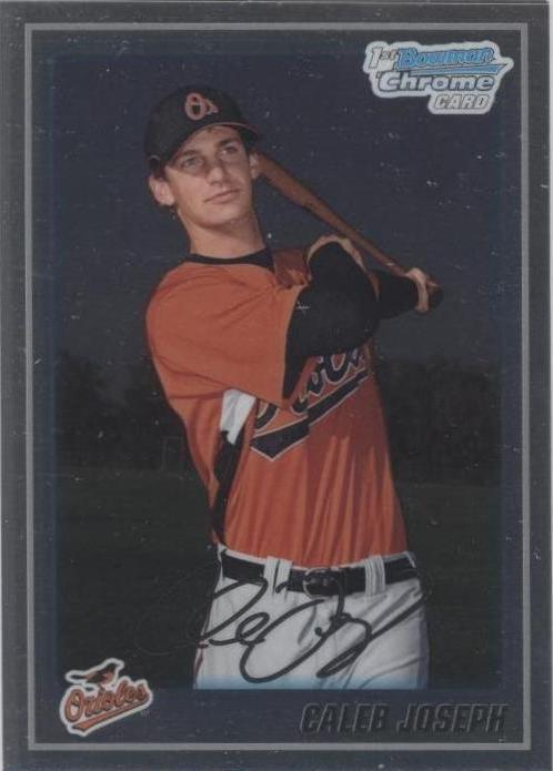 2010 Bowman Chrome - Caleb Joseph #BCP55
