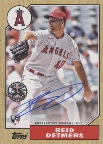 2022 Topps Series 1 - Reid Detmers #87BA-RDE