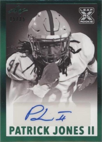 2021 Leaf Memories Patrick Jones II #BW-PJ2