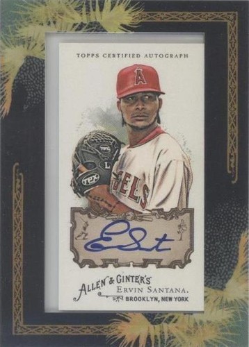 2008 Topps Allen & Ginter's - Ervin Santana #AGA-ES