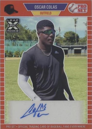 2021 Leaf Pro Set Metal - Oscar Colas #PA-OC2