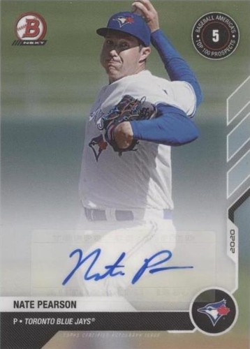 2020-21 Bowman Next Topps Now Baseball America Top 100 Prospects - Nate Pearson #BA-66A