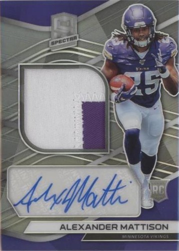 2019 Panini Spectra Alexander Mattison #230